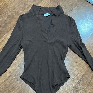 Meshki Brown bodysuit